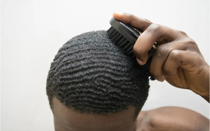 Man who used the best wave cream on his natural hair