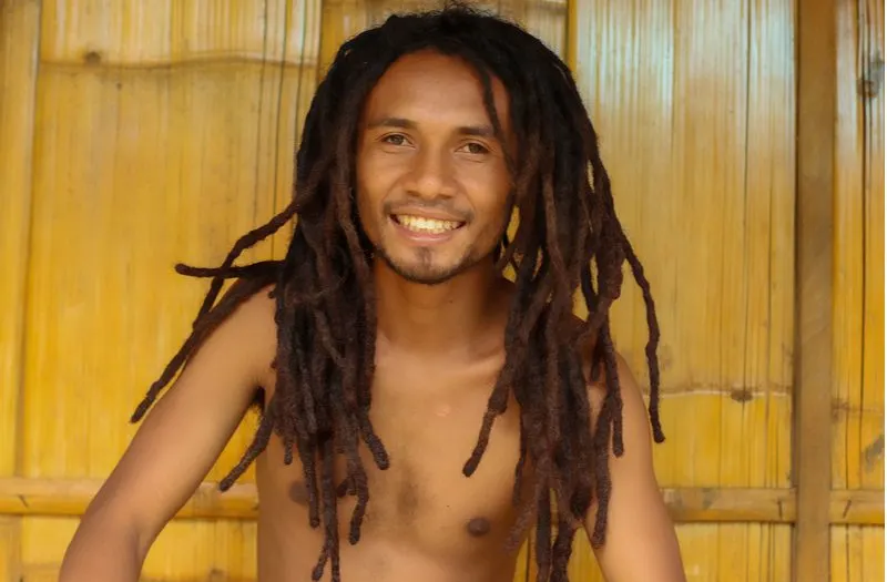 Smiling rastafarian in need of a dread detox