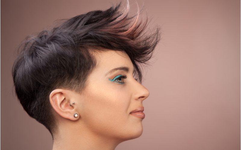 Flock of Flyaways for a piece on hairstyles for growing out a pixie cut