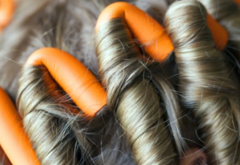 For a piece titled What Are Flexi Rods, a photo of this product on a woman's head