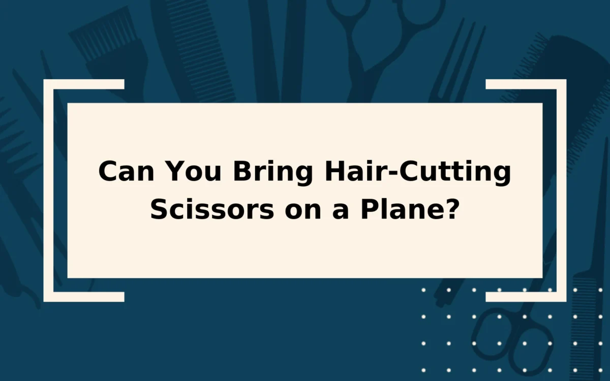 Can You Bring Hair-Cutting Scissors on a Plane? | Yes!