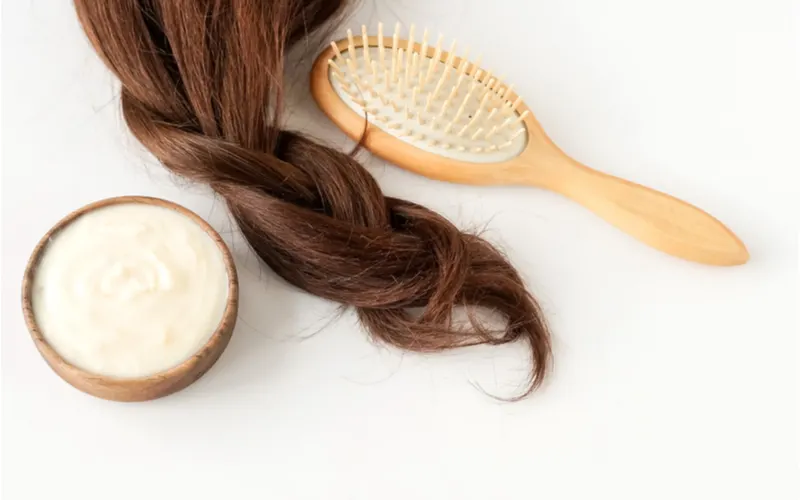 Image of hair products on a table for a piece on murumuru butter vs shea butter on hair