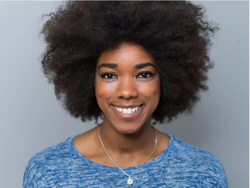 Free-Flowing Fro as a way to style 4C hair