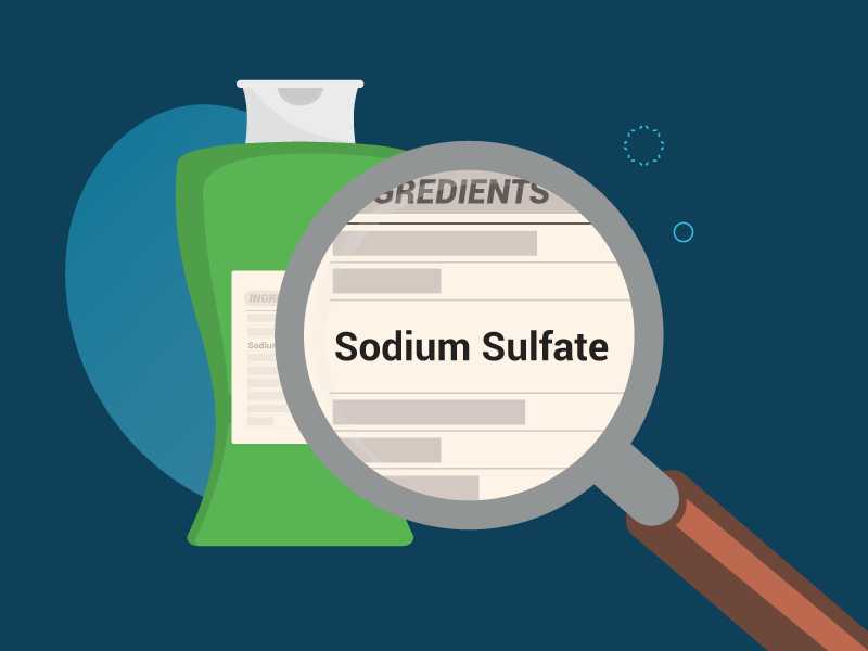 What is Sodium Sulfate in shampoo graphic