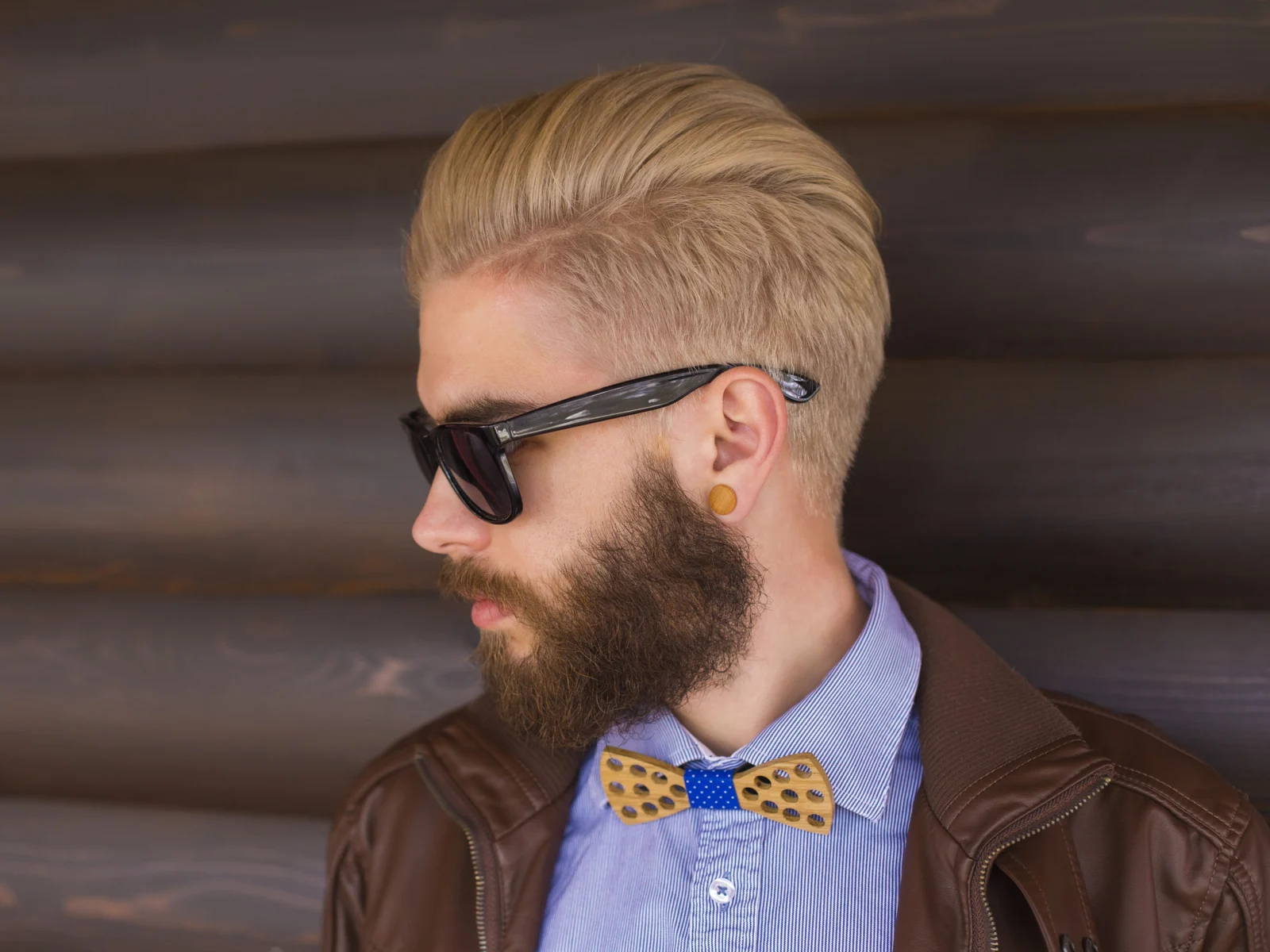 Warm Golden Blonde hair color idea for men