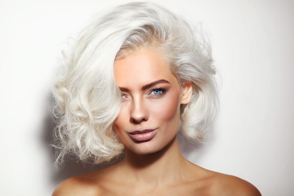 Arctic White Platinum Blonde Hair