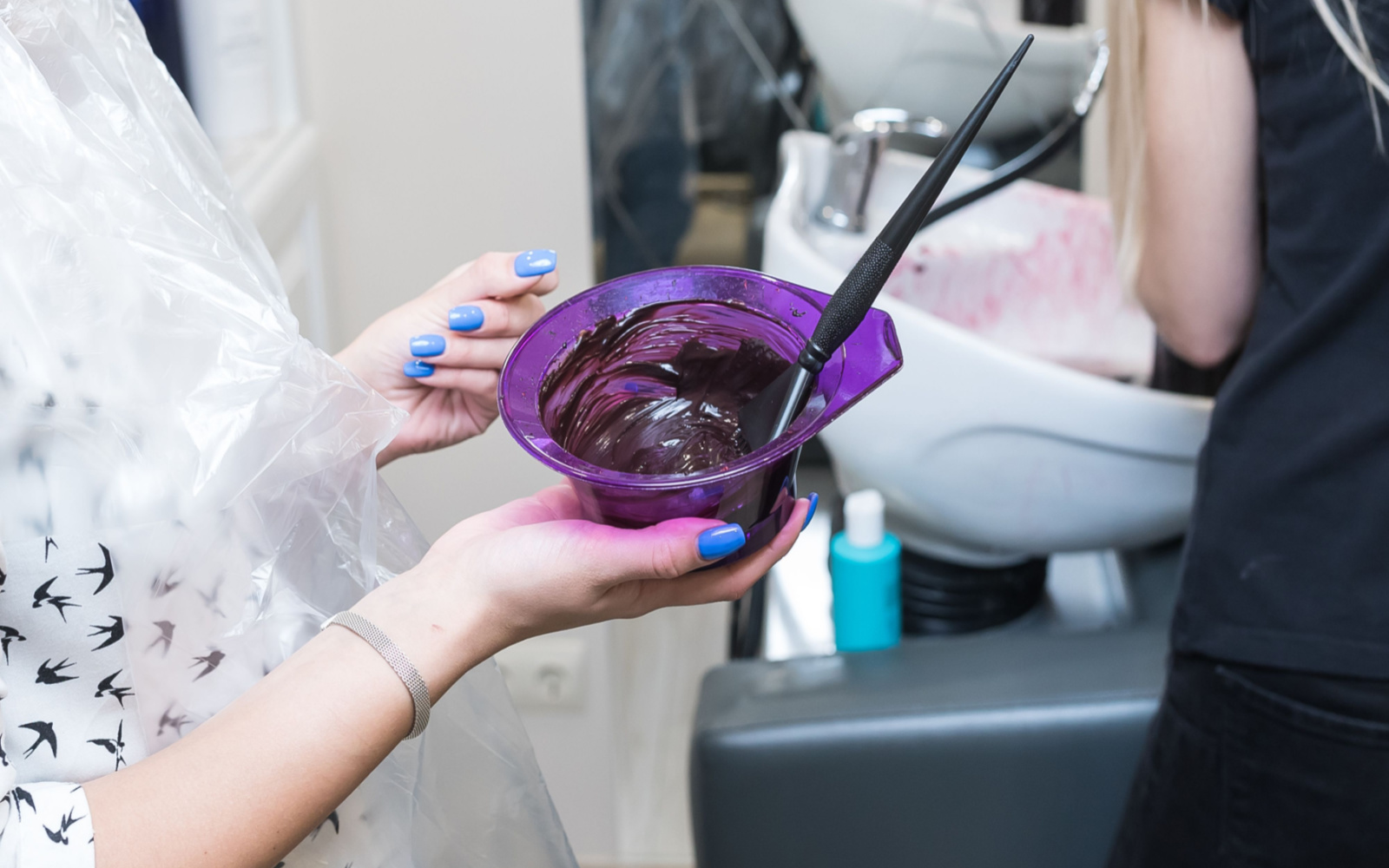 Mixing Purple and Red Hair Dye | Step-by-Step