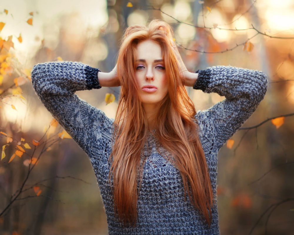 Spicy Ginger Red fall hair color