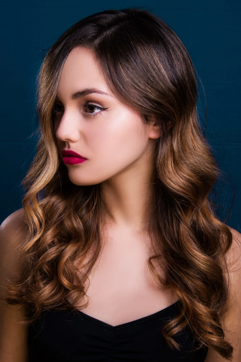 Espresso and Medium Chestnut Ombre, a great brown hair idea