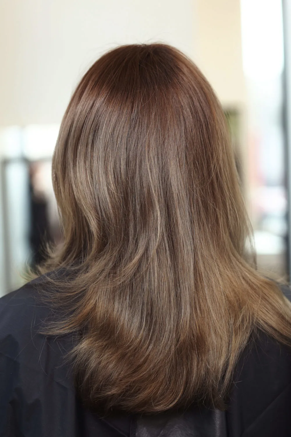 Chestnut Brown to Light Golden Brown Sombre Hair