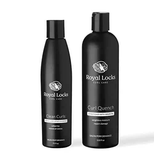 Royal Locks Curl Cleansing Shampoo & Conditioner Set