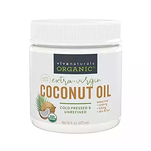 Organic Coconut Oil - Unrefined, Cold-Pressed Extra Virgin Coconut Oil