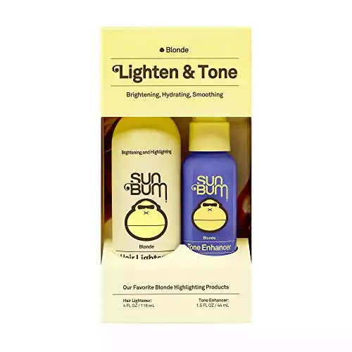 Sun Bum Lighten and Tone Kit | Hair Lightener and Toner
