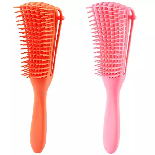 2 Pack Detangling Brush Hair Detangler for for Natural Hair