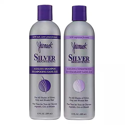 Jhirmack Silver Brightening Purple Shampoo and Conditioner Set