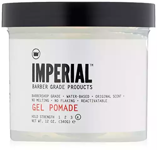 Imperial Barber Grade Products Gel Pomade, 12 oz