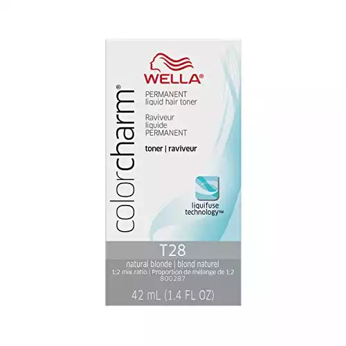Wella Color Charm Hair Toner T28 Natural Blonde, 1.4 fl oz