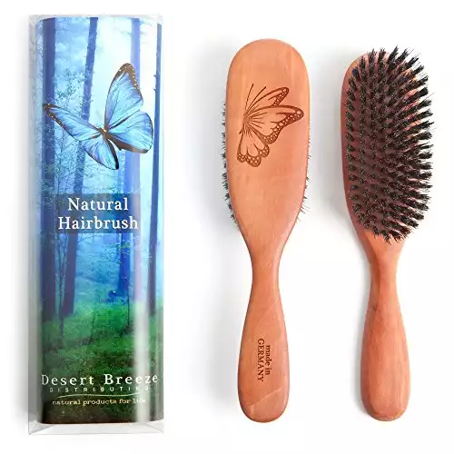 Made in Germany, 100% Pure Wild Boar Bristle Hair Brush