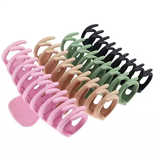 TOCESS Big Hair Claw Clips for Women Large Claw Clip