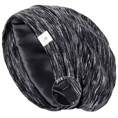 YANIBEST Silk Satin Bonnet Hair Cover Sleep Cap