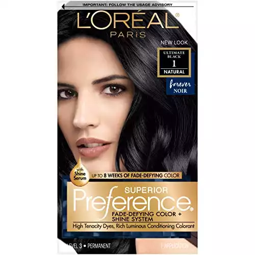 L'Oreal Paris Superior Preference Fade-Defying & Shine Permanent Hair Color 