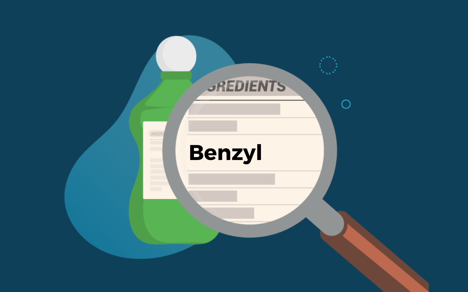 What is alcohol in hair products featuring benzyl alcohol on a label
