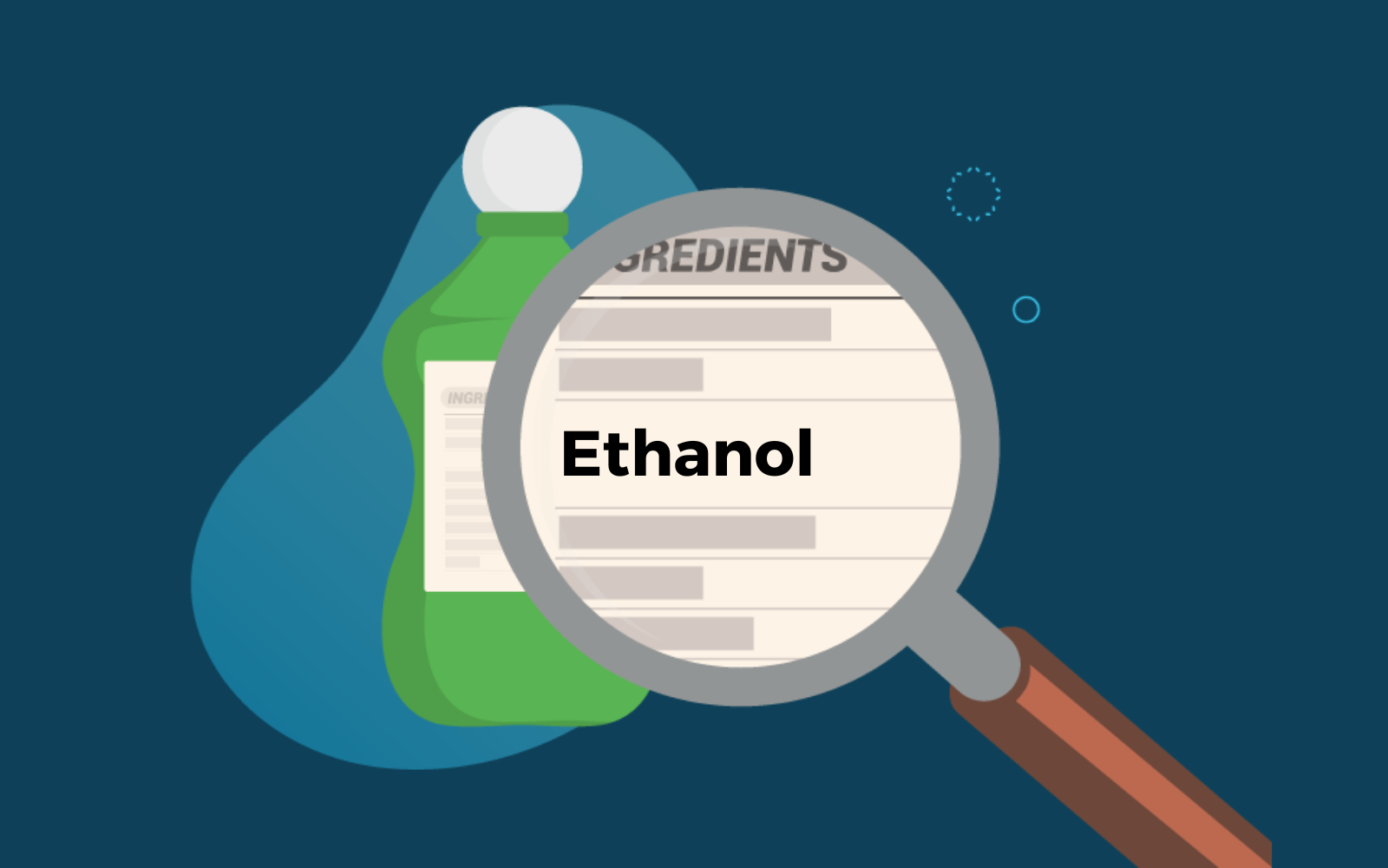 What is alcohol in hair products featuring ethanol alcohol on a label