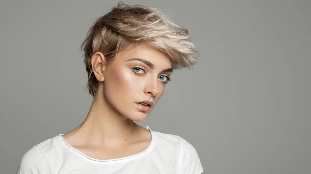 Long Tapered Pixie Wedge, one of our favorite tapered hairstyles for women