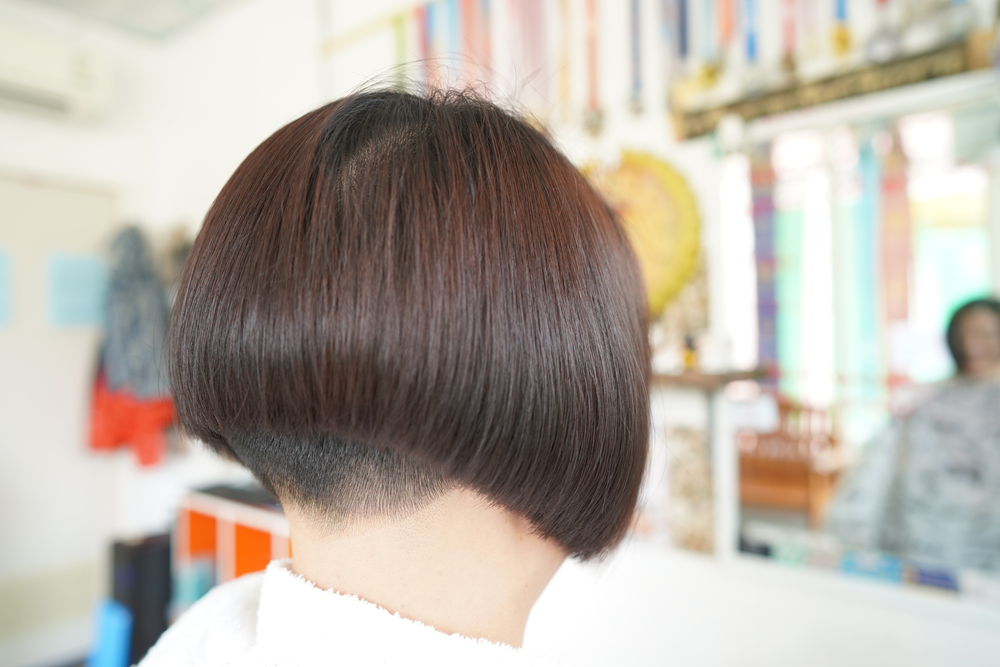 Undercut Tapered Bob, a featured tapered haircut for women