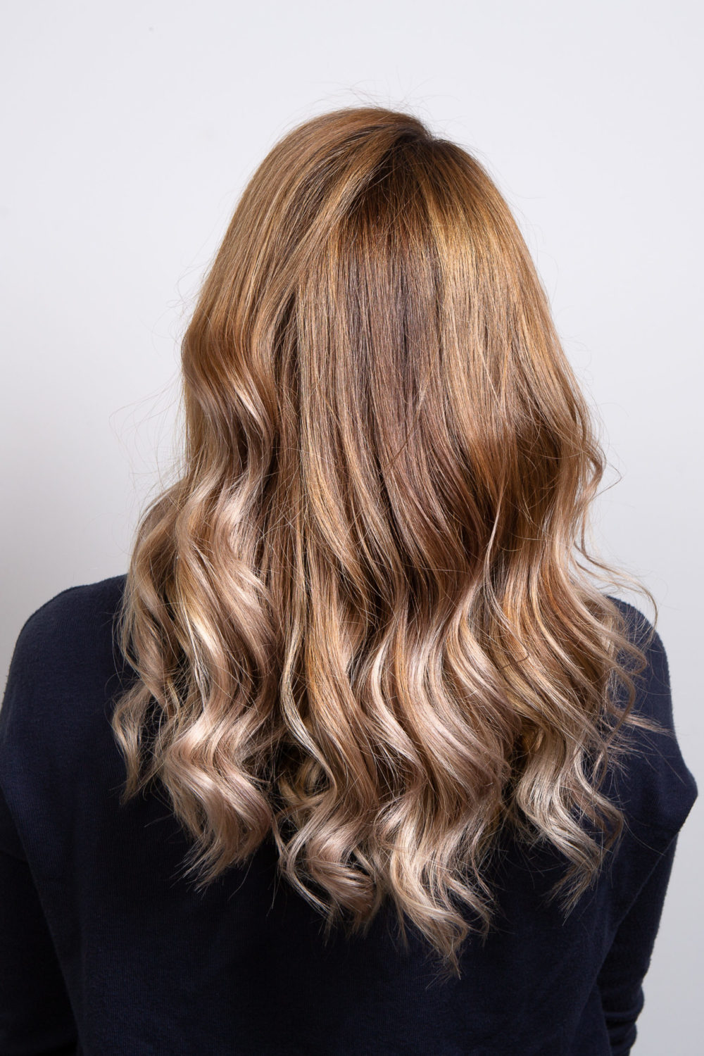 Light Brown With Golden and Beige Blonde Highlights for brown hair