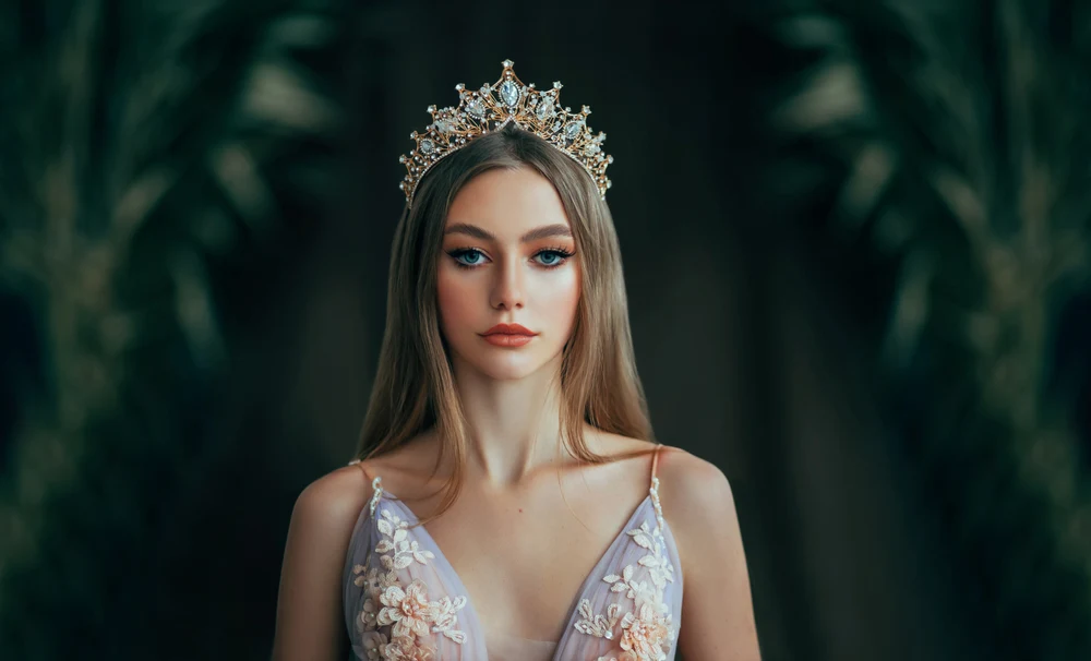Sleek and Straight With Jeweled Tiara, a prom hairstyle we love