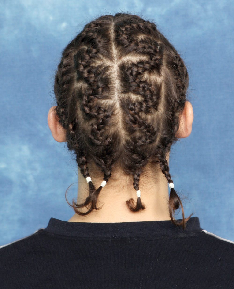 Medium Snake Cornrows, a featured white mens braided hairstyle