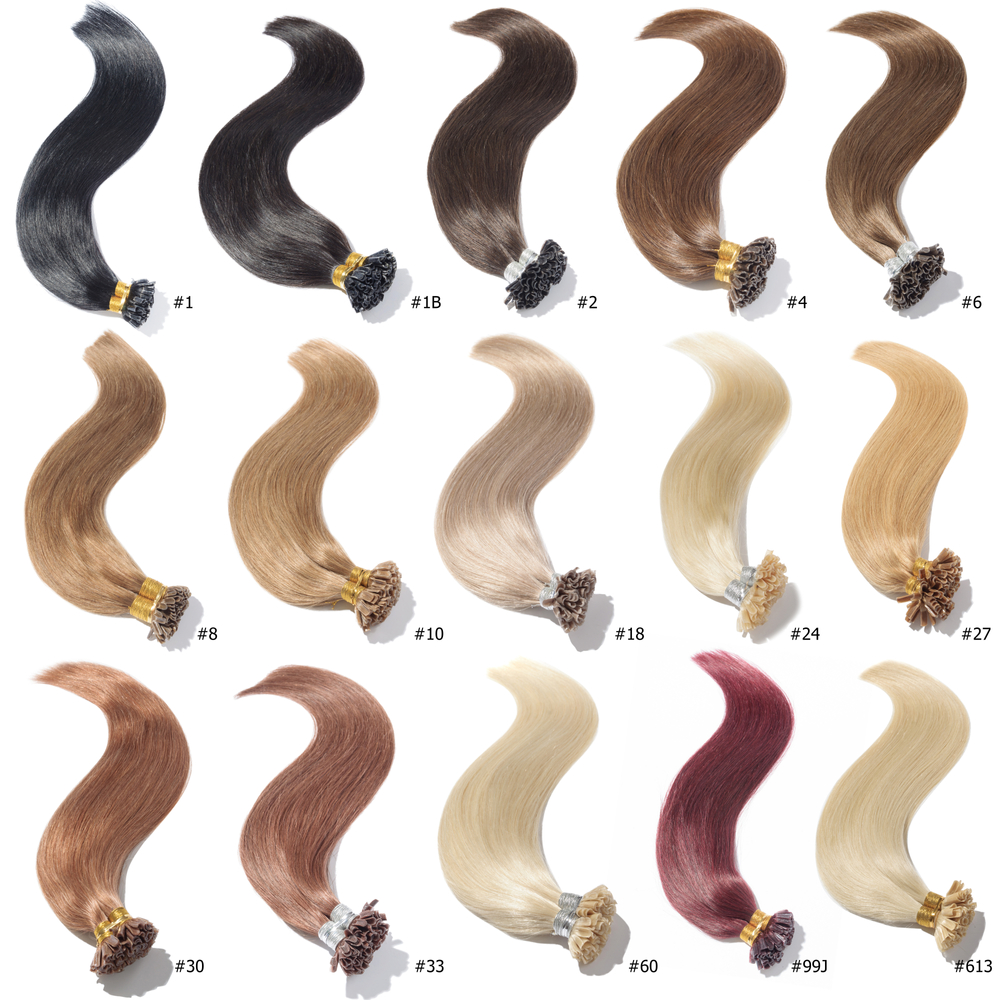 Hair color chart to help you pick the right highlights for brown hair