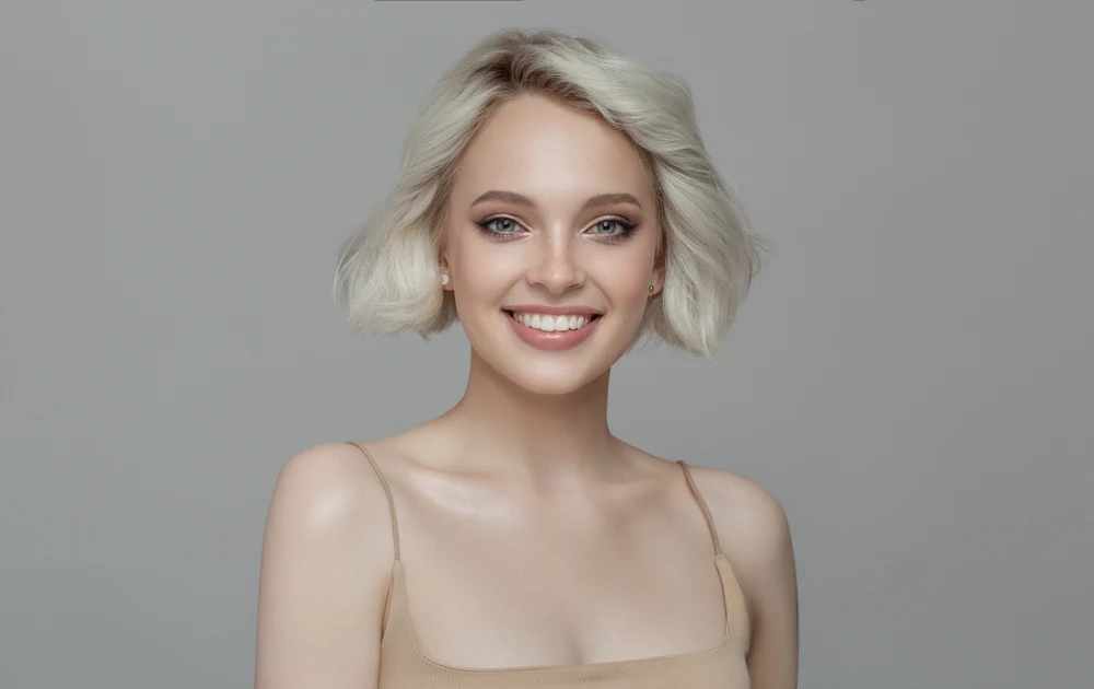 Short Textured Bob With Side Part for a roundup of short hairstyles for square faces