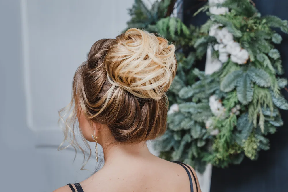 Classic Coiffed Updo, a great hairstyle for mothers of the bride