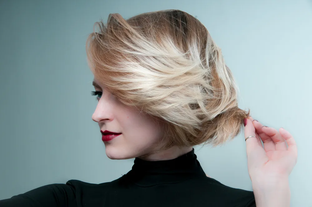 Lightweight Bob With Soft Face-Framing Layers, a women's short haircut for thick hair