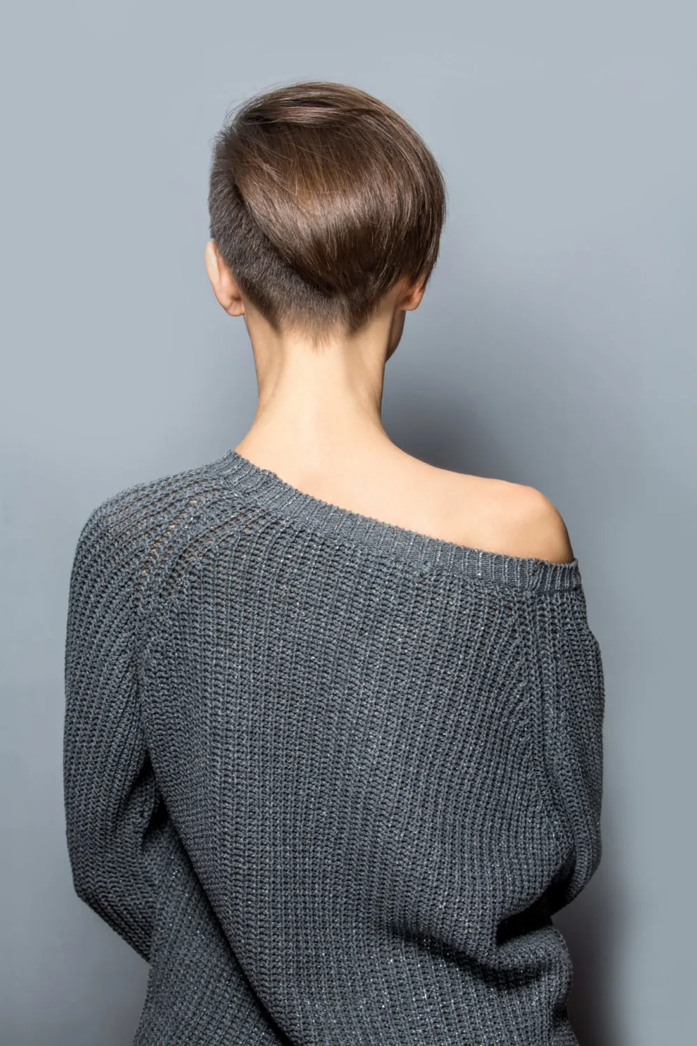 Long Pixie With Tapered Undercut , a featured short hairstyle for thick hair