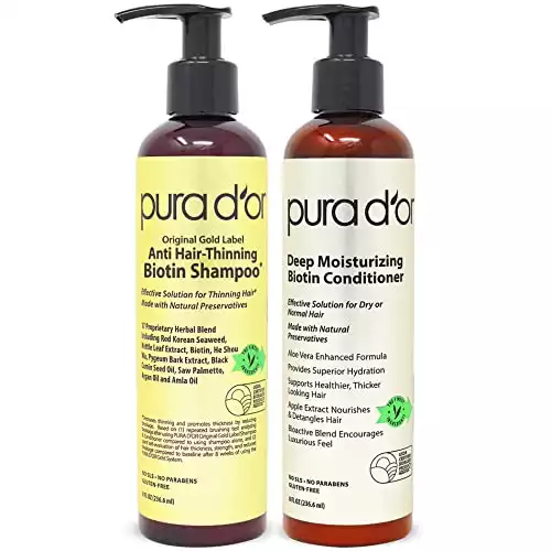 Pura D'or Anti-Thinning Shampoo and Conditioner