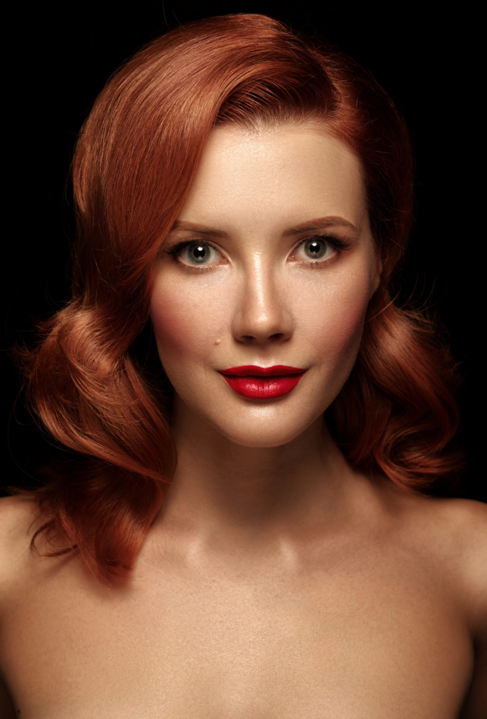 Medium Copper-Auburn, one of the best hair colors for red hair