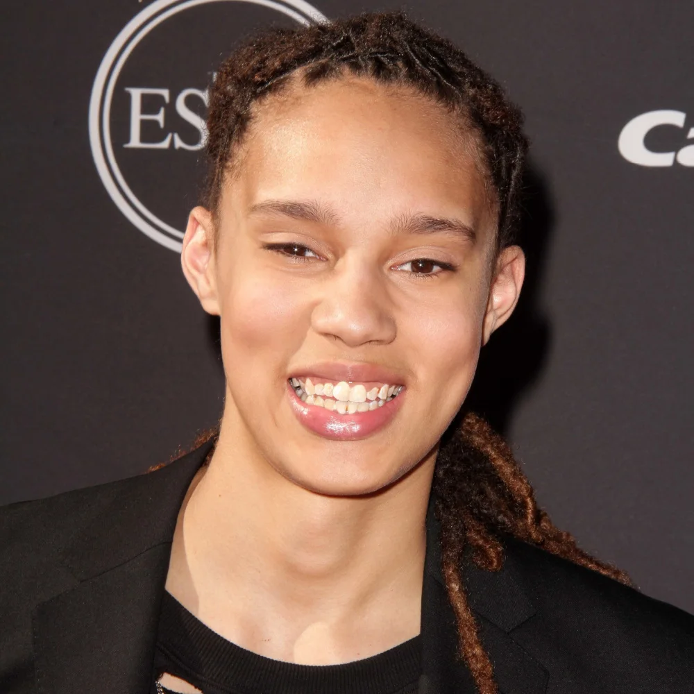 Shot of the basketball star at ESPY Awards for a piece on the recent Brittney Griner haircut